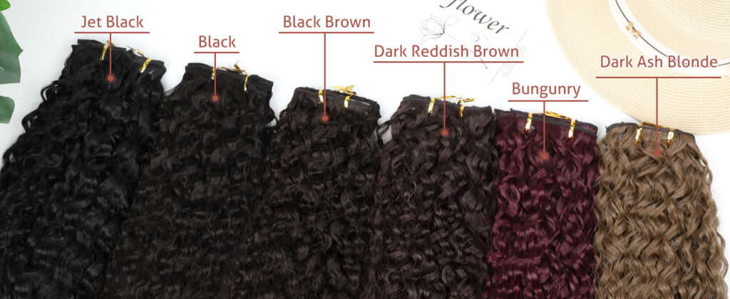  Long Soft Natural Hairpiece 20 Inch Curly Hair Extension for Women